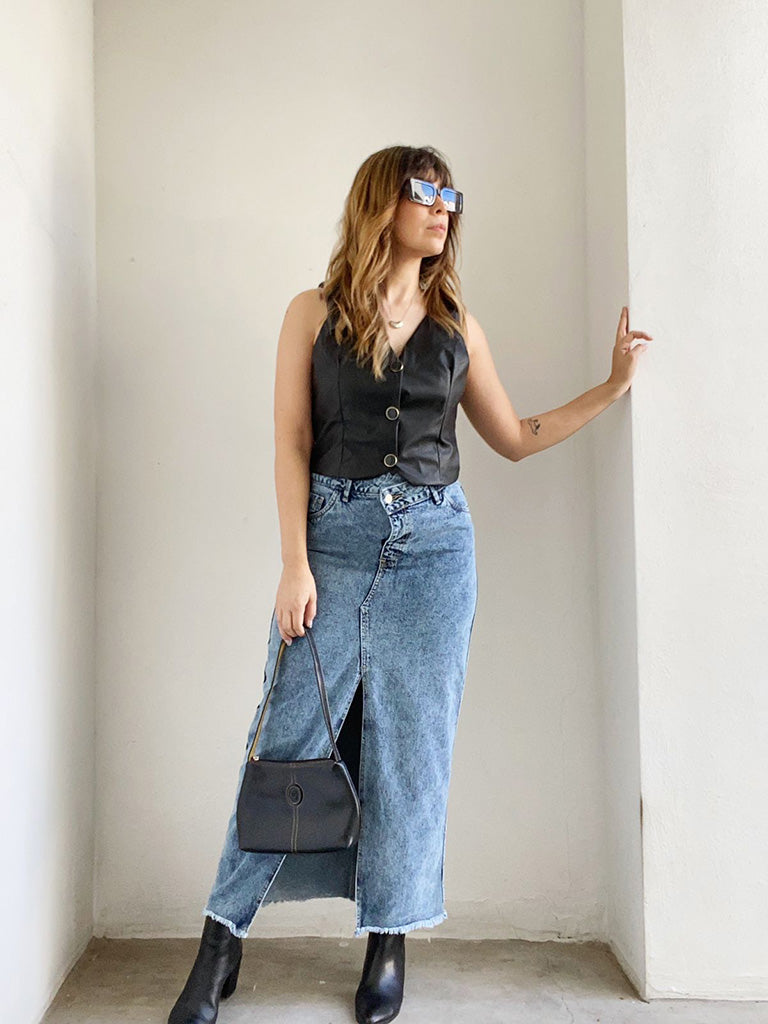 Virna Falda Denim